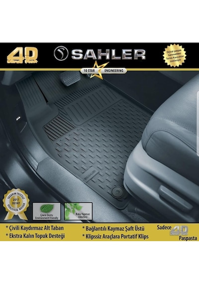 Skoda Octavia A5 2005-12 4.5d Premium Havuzlu Oto Paspas