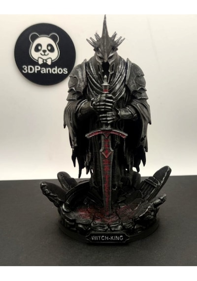 Witch King Figür Ve Barad-dûr Madalyon Seti Yüzüklerin Efendisi Angmar Nazgul Lotr Figür/büst 15 Cm