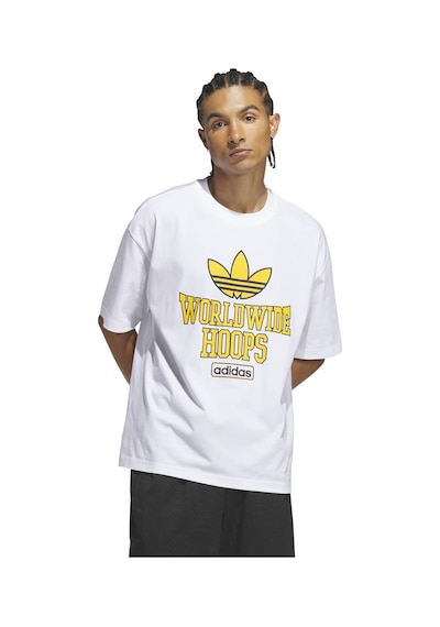 Whıte Adidas Basketbol T-shirt Wwh 1 World Tee Ks8207 beyaz