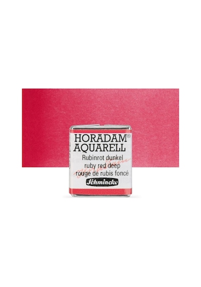 Schmincke Horadam Aquarell Artist Sulu Boya Ruby Red Deep Yarım Tablet