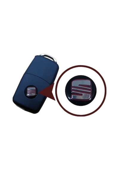 Seat Araç Anahtar Logo Amblemi Kumanda Logo Çapı: 14 Mm 2 Adet