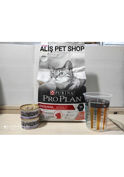 Pro Plan Somon Ve Pirinçli Yetişkin Kedi Maması 1,5kg 2 85 Gr Yaş Mama Hediyeli