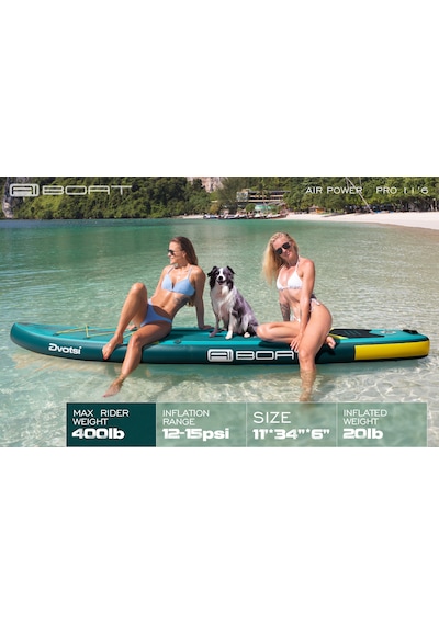 Air Power Core 11' 335x86x15 Cm Şişme Paddle Board Sup Seti 175 Kg