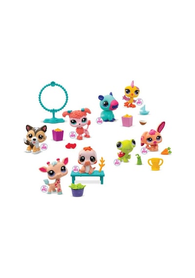 Hasbro Littlest Pet Shop 2'li Paketa 00587 G7 94-g7 95 Kaplumbağa-tavşan Minişler