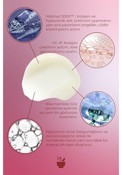 Cosmed C Vitamini İçeren Aydınlatıcı Etkili Su Bazlı Göz Çevresi Bakım Kremi - İlk Kırışıklıklar 15 Ml