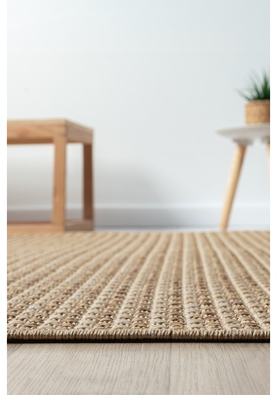 Mariesse Home Hav Toz Vermez Kolay Temizlenen Hasır Doku Sisal Halı Bombay 667-kahve