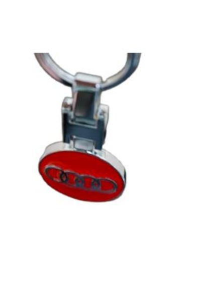 Dk Tuning Audi Logo Krom Metal Çift Yön Anahtarlık