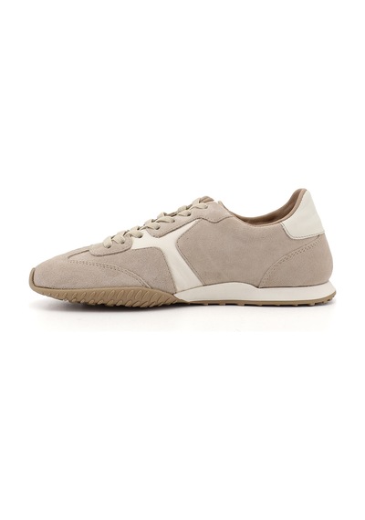 Gönderir Gönderi R Kadın Bej Süet Lastik Bağcıklı Hakiki Deri Sneaker Ddza83742148