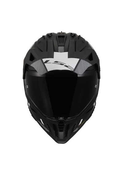 Ls2 Pioneer 2 Hill Kapalı Kask Mat Beyaz - Siyah
