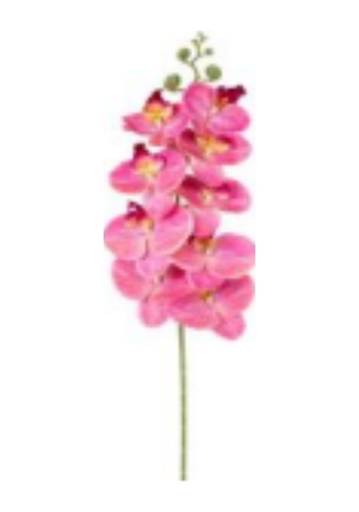 Yapay Islak Dokulu Sütleğen Çiçek Turuncu 77 Cm. Çok Renkli