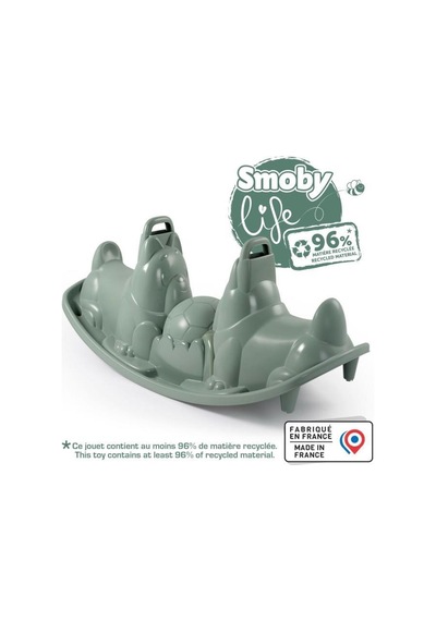 Smoby Sallanan Tahterevalli - Yeşil Köpek Efektli 830211