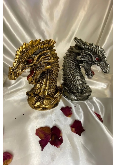 Feng Shui Dragon Ejder Kafası 2li Ejderha Kafası