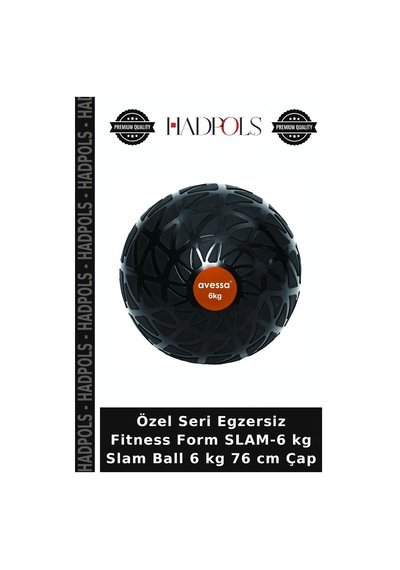 Özel Seri Egzersiz Fitness Form Slam-6 Kg Slam Ball 6 Kg 76 Cm Çap