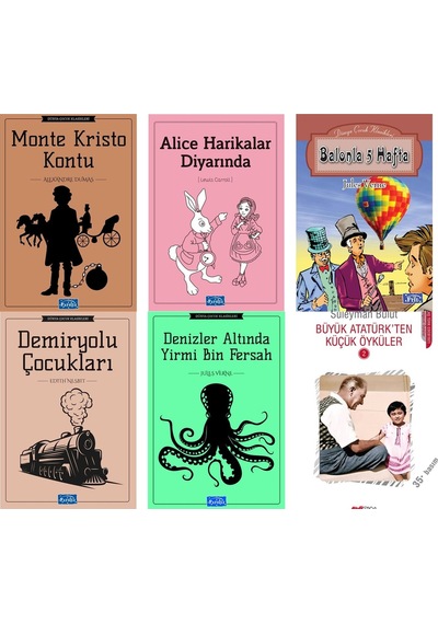 Büyük Atatürkten Küçük Öyküler 2 Hikaye Seti