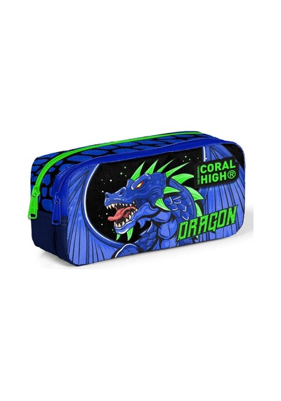 Mavi Yeşil Dragon Çok Renkli