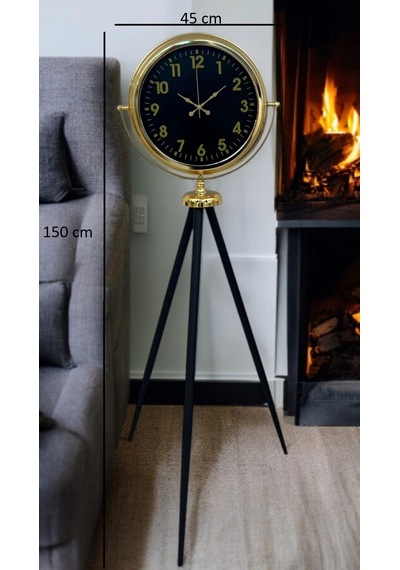 Gold Standart Tripod Ayaklı Saat Çok Renkli
