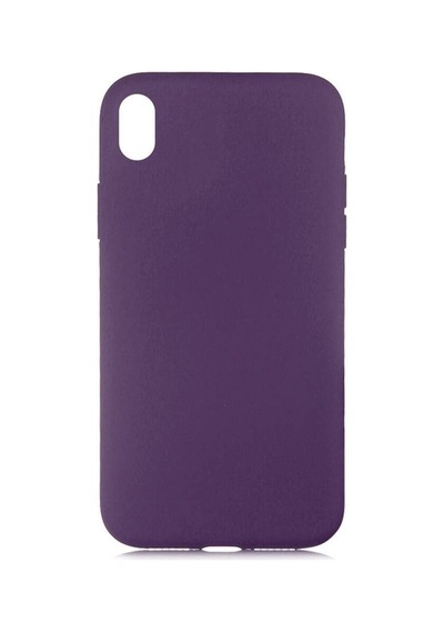 Apple Uyumlu iPhone Xr 6.1 Kılıf Zore Lsr Lansman Kapak Derin Mor