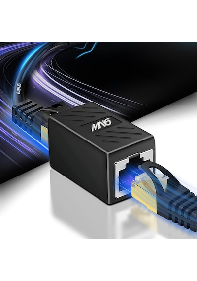 Mn6 M13x Cat6 Kablo Birleştirici/2 Adet-cat5-cat6-cat7-cat8-uyumlu/ethernet Kablo Uzatma Aparatı-ethernet Uzatma Aparatı 2