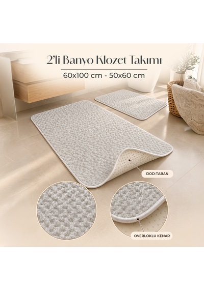 2'li Banyo Klozet Takımı Bej