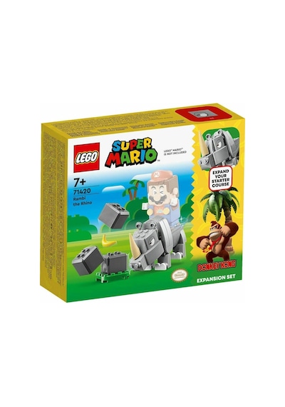 LEGO® 71420 Super Mario Gergedan Rambi Ek Macera Seti 106 Parça