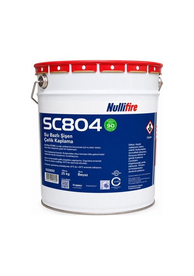 Nullifire Sc804 90 Dk Yangın Geciktirici İntümesan Boya 25 Kg Beyaz