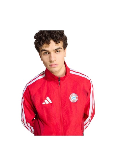 Adidas Erkek Ceket Fcb H Anth Kv6732 Kırmızı