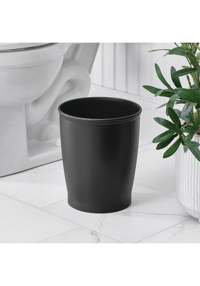 93437eu Kent Çöp Kutusu Çöp Kovası Plastik 21,21 X 21,21 X 25,40 Cm, Siyah