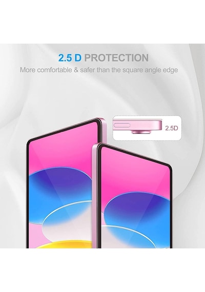 Apple Uyumlu iPad 10.nesil 10.9 Inç 2022 Ekran Korucu Nano Cam Darbe Emici