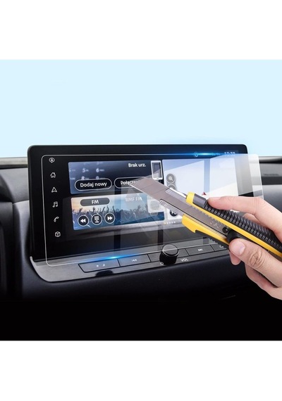 Nissan Qashqai 2022-2023 12.3 İnç Audio Multimedya Uyumlu Mat Görünüm Ekran Koruyucu Nano Cam Mat