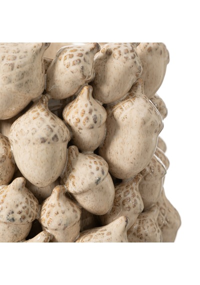 Mudo Home Acorn Vazo 25x31 Cm Krem