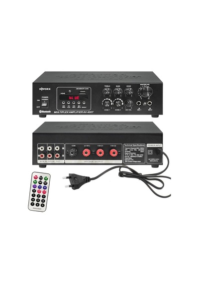 Anfi 200w 2 Kanal Dijital Bluetooth Usb/sd/mp3 Trafolu 220v Nwork Av-400t