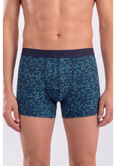 Carlburn Delux Serisi 6'lı Paket Erkek Desenli Boxer Pamuklu Likralı Esnek Kumaş Tasarım Basic Stil DESENLİ