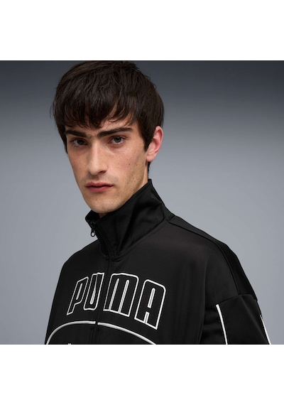 Future.puma.archıve Unısex Geniş Kesim Track Ceket 632082 01 Siyah