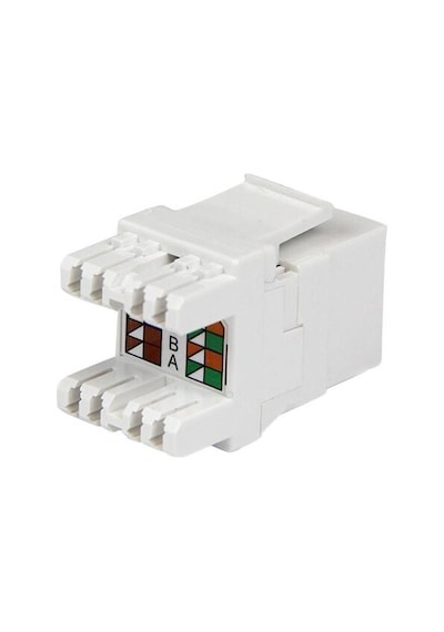 Cat6 Utp Keystone Jack -180 Derece Aletli (10'lu Paket) Cat6 Utp Keystone Jack -180 Derece Aletli (10'lu Paket)