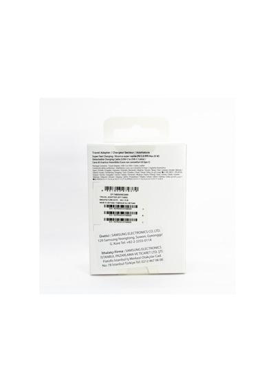 Samsung Uyumlu TA800X Fast Charging 25 W Type-C Çıkışlı Kablolu Şarj Aleti Beyaz