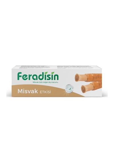 Doğal Misvak Özlü Florürsüz Beyazlatıcı Ve Koruyucu Diş Macunu 75 ML