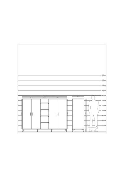 Kronos Dolap 12 Raflı 4 Kapaklı 220x59x163 Çam-çam Çam-çam Kronos Dolap 12 Raflı 4 Kapaklı 220x59x163 Çam-çam Çam-çam