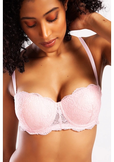 Melonika Golshan G.colors Push Up Strapless Bra, Açık Pembe Konforlu Ve Şık Sütyen Çok Renkli