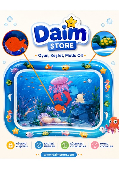 Su Oyun Matı , Tummy Time Test Raporlu 1 Adet