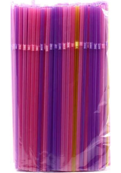 Körüklü Plastik Pipet - 200 Adet N11.858