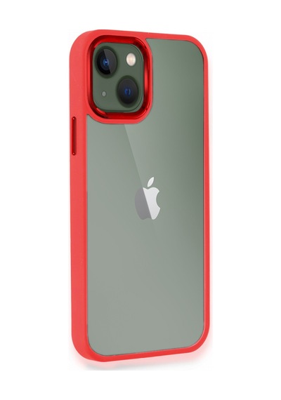 Apple Uyumlu iPhone 13 Kılıf Luna Lens Kamera Çerçeveli Silikon Kapak