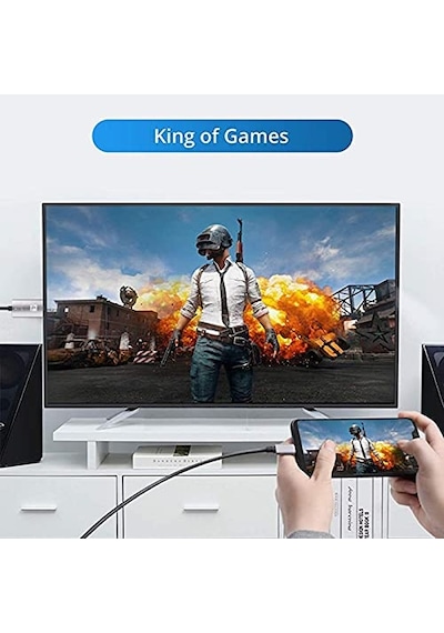 Hc-01 Type-c To 4k Ultra Full Hd Hdmı Usb-c Tak Çalıştır Görüntü Aktarım Kablosu-1.8m Diğer
