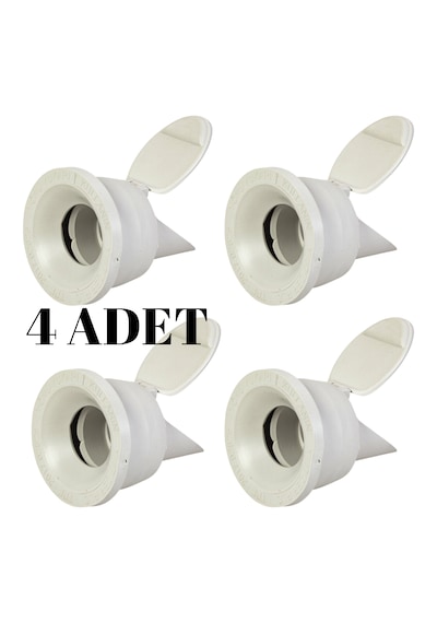 4 Adet Koku Önleyici Çekvalfli Adaptör Contaø50 Lavabo & Evyeler