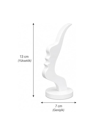 Yüz Tasarımlı Gözlük Standı, Beyaz, Dekoratif Masaüstü Gözlük Tutucu, 13 Cm Yükseklik, 7 Cm Genişlik Pla 3d Baskı 165-Koyu Yeşil