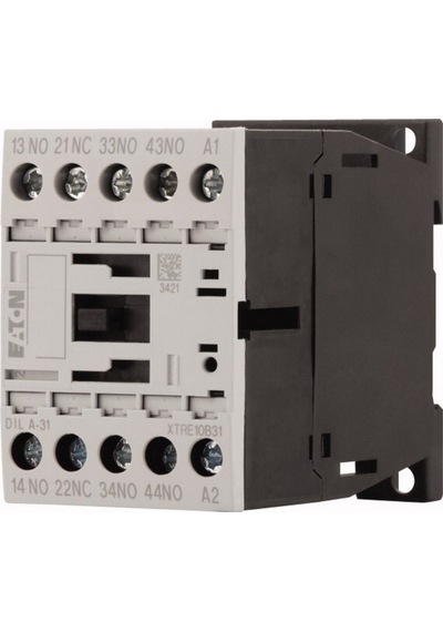 Eaton Dıla-31 230v50hz,240v60hz Contactor Relay,3m/1oe,ac-operated