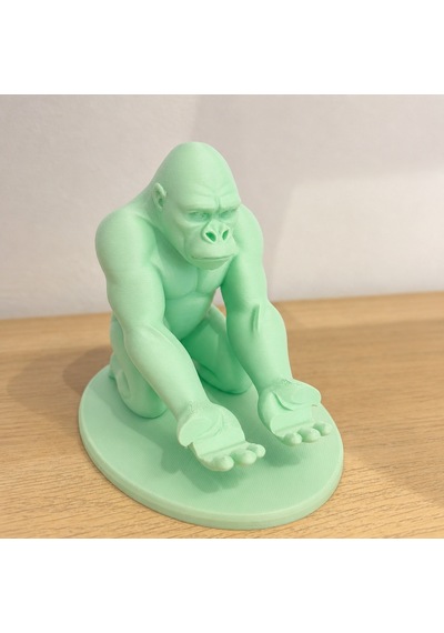 3d Baskı Goril Telefon Tutucu - Kaslı Goril Masaüstü Telefon Standı-mint