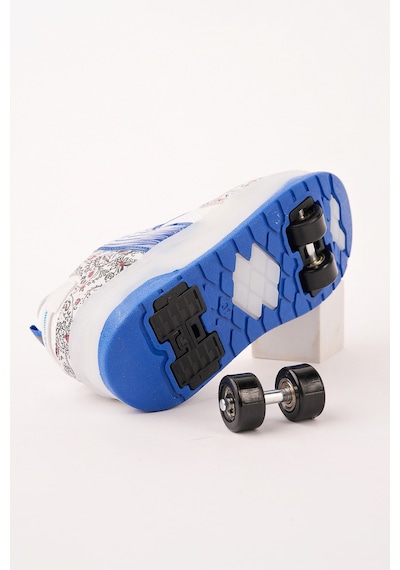Muggo Flow Çocuk Işıklı Patenli Tekerlekli Sneaker Spor Ayakkabı Mavi