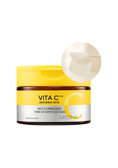 Missha Vita C Plus Tone-Up Pads Ton Eşitleyici Ampul Ped 135 ML