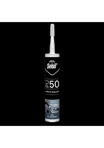 Selsil Pu 50 Profesyonel Pu Mastik 280ml - Siyah Siyah