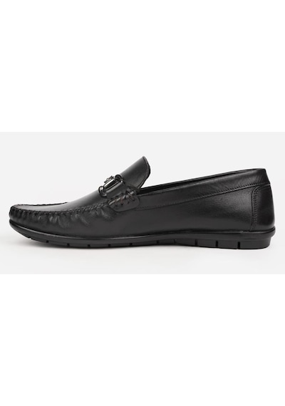 Pierre Cardin 90146 Siyah Erkek Loafer Günlük Deri Ayakkabı Siyah